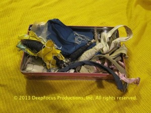 Dr. Ngor’s Sewing kit, an item from The Dr. Haing S. Ngor Archive. © 2013 DeepFocus Productions, Inc., photo by Arthur Dong.