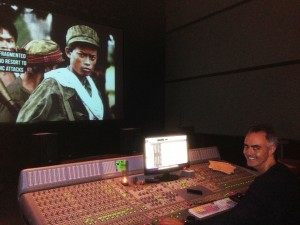 Sound designer and re-recording mixer Joe Milner at Puget Sound, Los Angeles. Photo by Arthur Dong, copyright 2014 DeepFocus Productions, Inc.